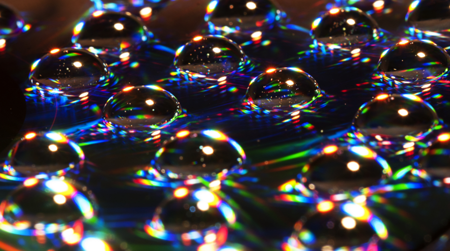 Cd Reflect Droplets of glycerin on a CD reflect and refract light while the CD ...