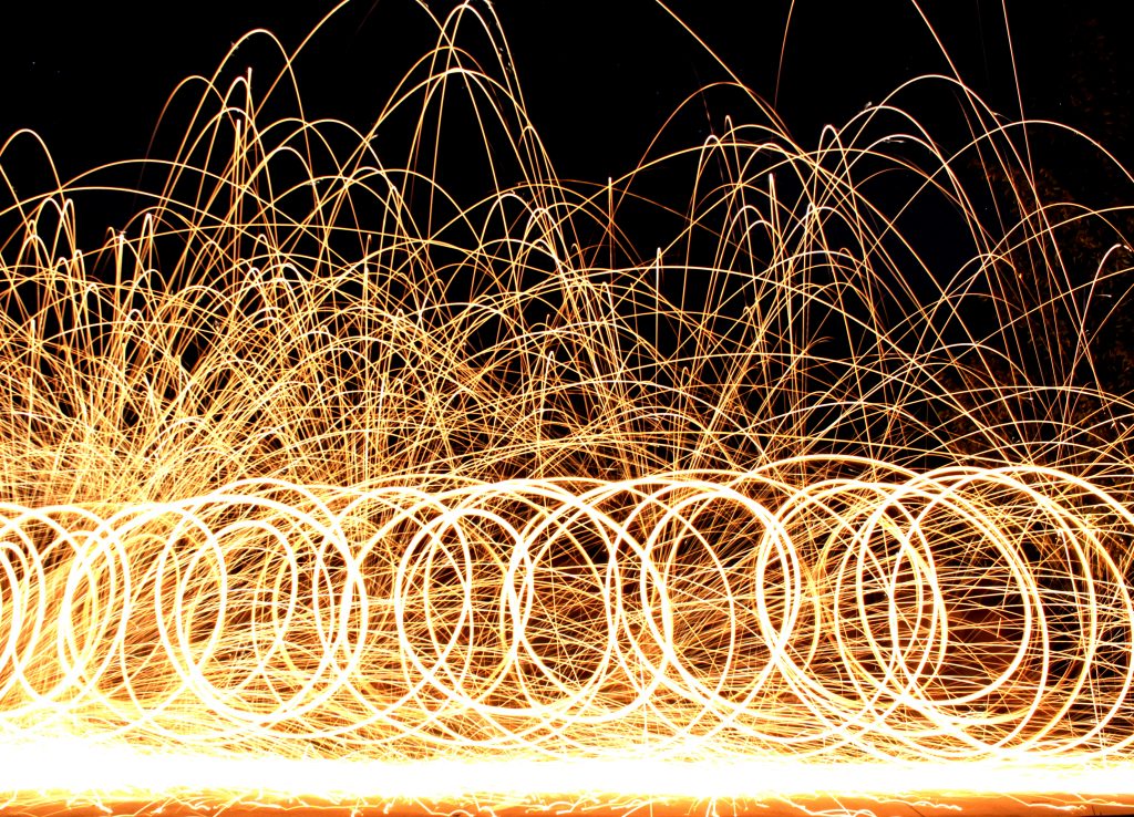 Steel Wool Photo Flow Visualization