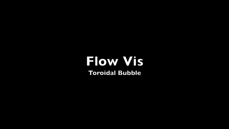 Free diver Andriy Wybaczynsky created airfilled toroidal vortexes