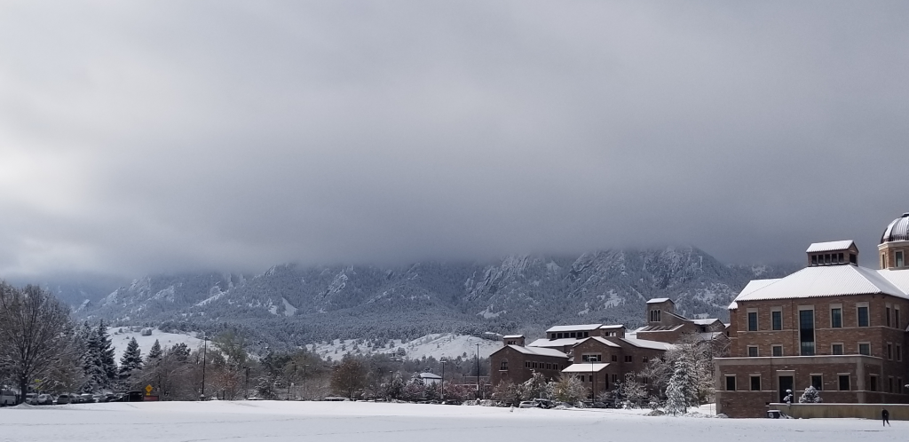 A snow covered mountain
Description automatically generated